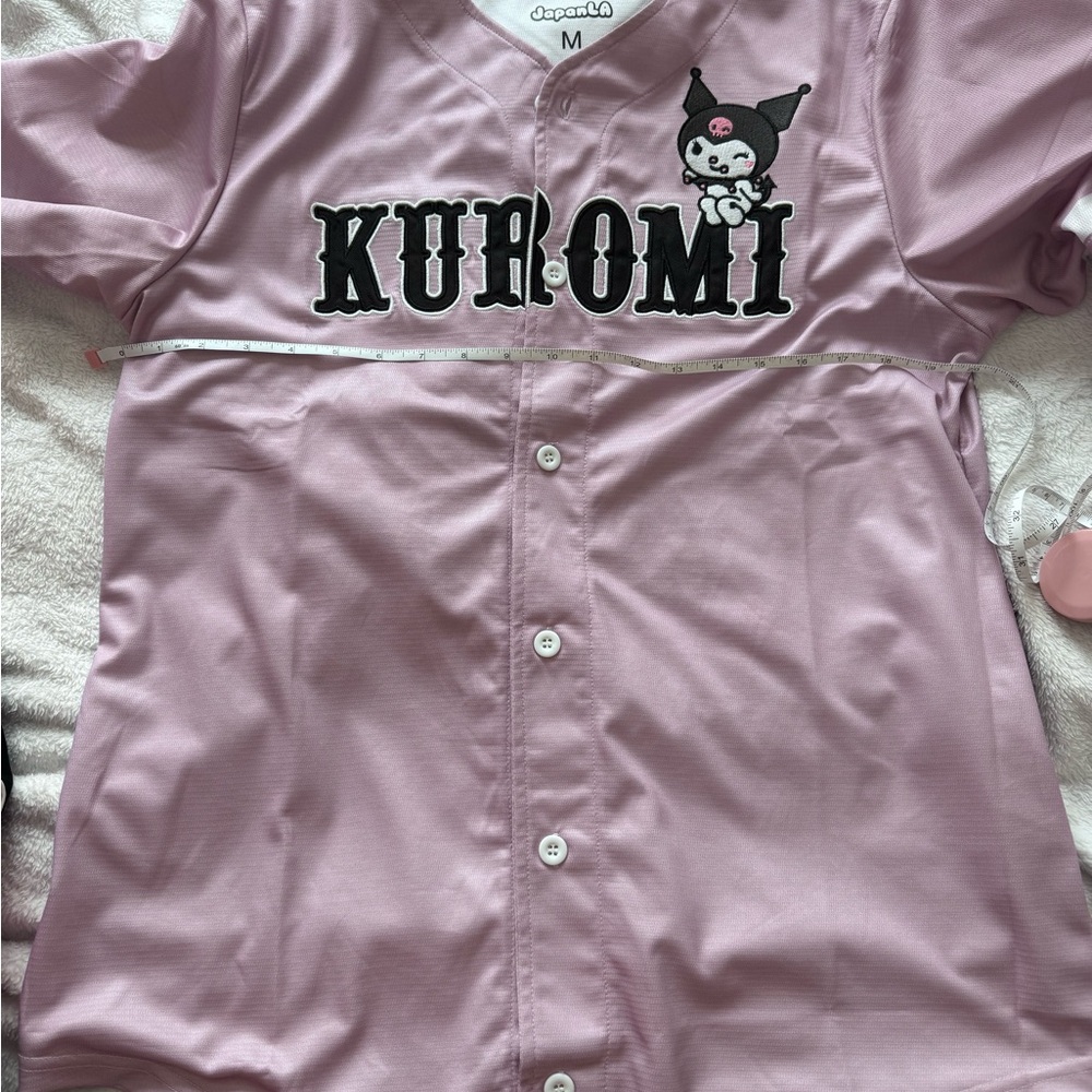 Purple and Black Athletic Jersey Top
